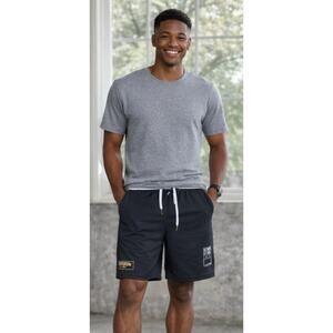 Baseballism Shorts Athletic Logo Youth Small Black NWT Premium Casual